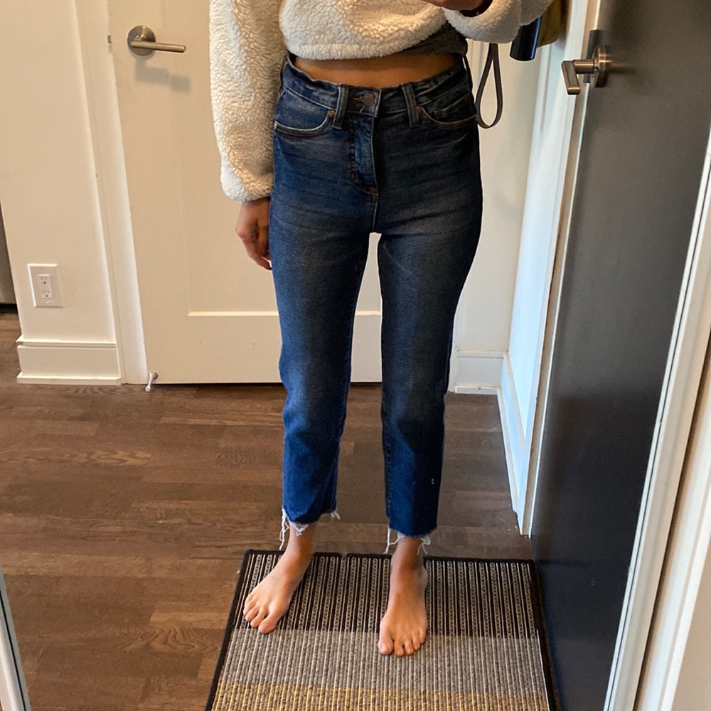 Fashion Nova skinny straight leg jean